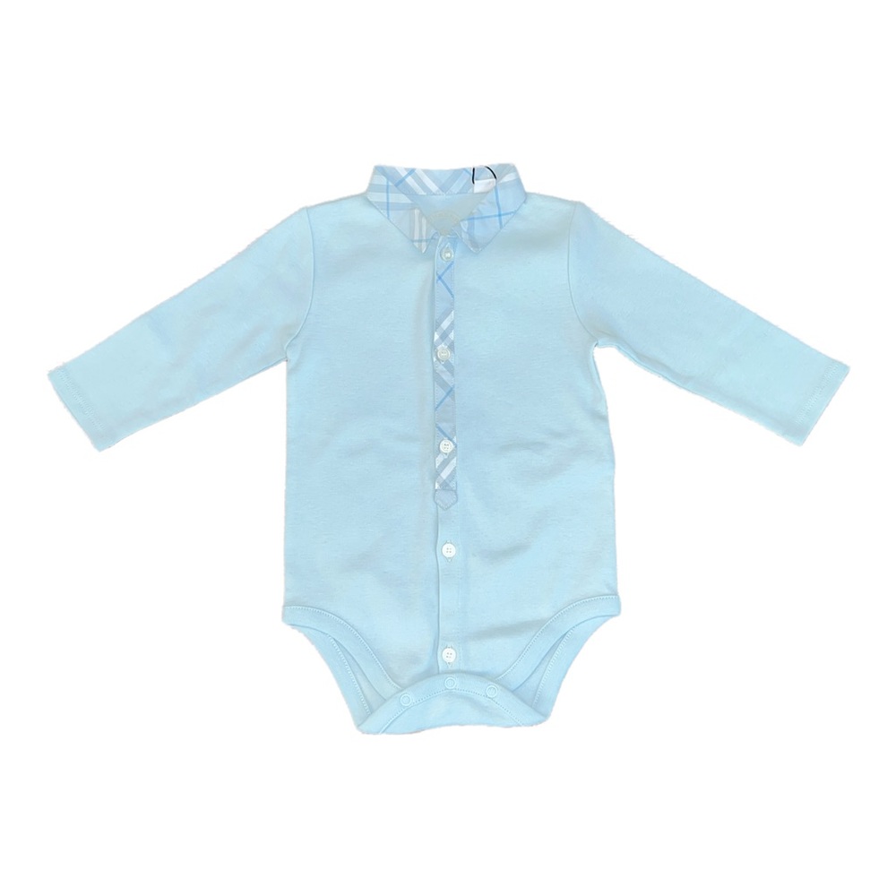 Burberry Baby Blue Onesie 6Month